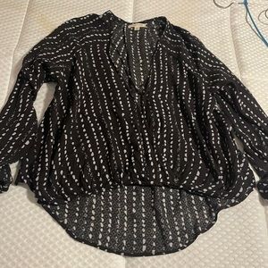 Super cute black blouse from urban outfitters